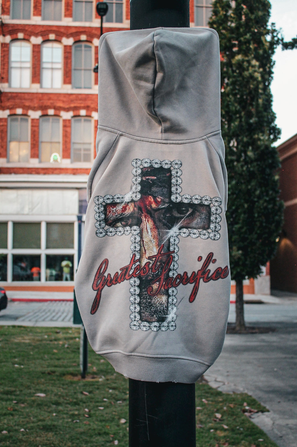 "Our Greatest Sacrifice" Hooded Jacket