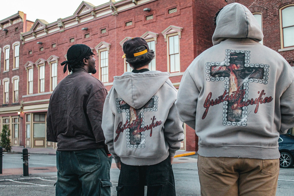 "Our Greatest Sacrifice" Hooded Jacket